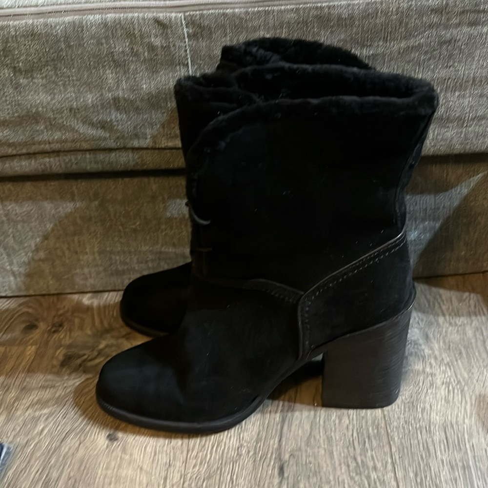 UGG Black Platform Boots
